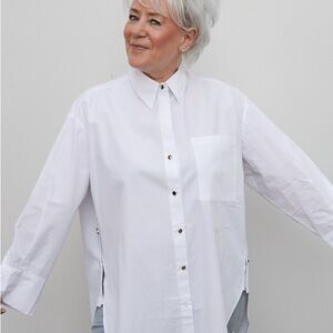 Classic White Women's Blouse